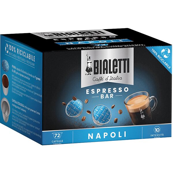 bialetti capsule espresso napoli multipack 72 caps napoli