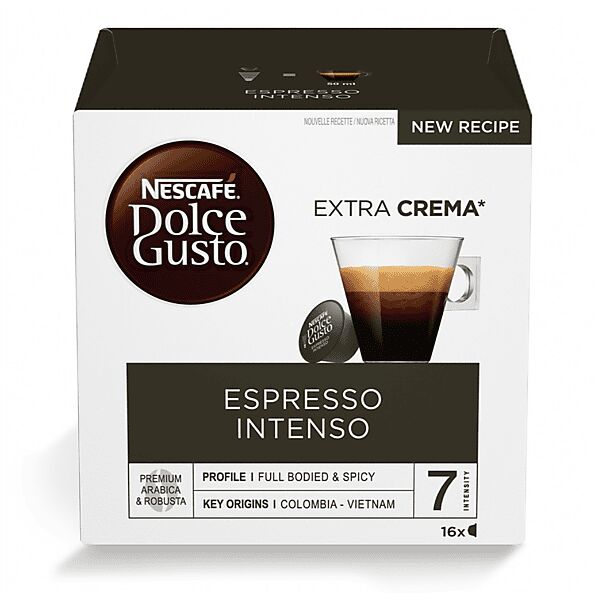 nescafe' dolce gusto confezione da 16 capsule dolce gusto espresso intenso ndg espresso intenso