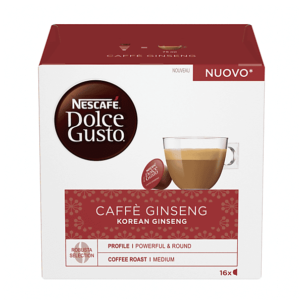 nescafe' dolce gusto capsule dolce gusto ginseng ndg caffe' ginseng, 0,653 kg