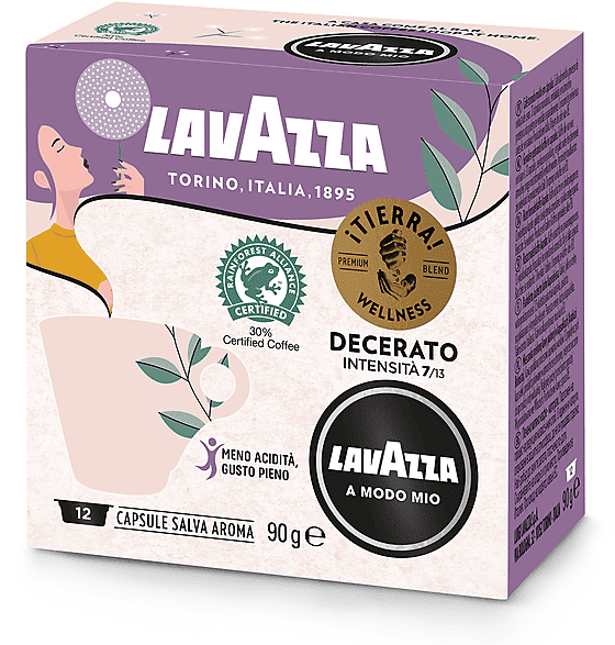 lavazza capsule originali  per macchine espresso a modo mio tierra wellness 12caps, 0,12 kg