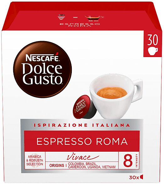 nescafe' dolce gusto capsule dolce gusto espresso roma ndg roma magnum