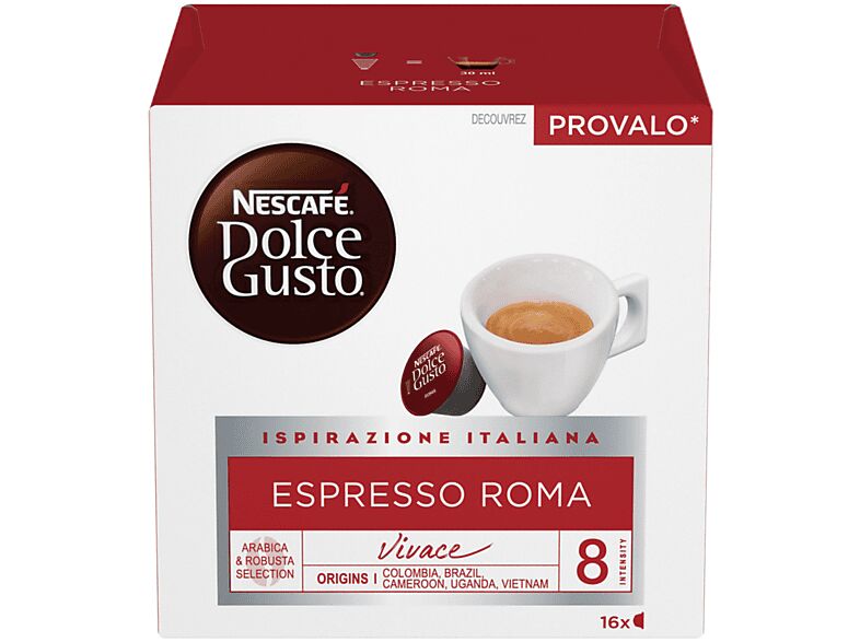 nescafe' dolce gusto capsule dolce gusto roma ndg espresso roma, 0,112 kg