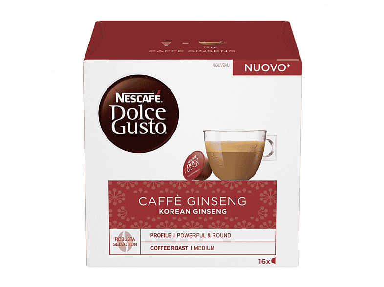 nescafe' dolce gusto capsule dolce gusto ginseng ndg caffe' ginseng, 0,653 kg