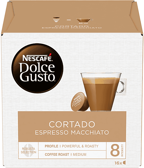 nescafe' dolce gusto - confezione da 16 capsule per preparare tazze ndg cortado