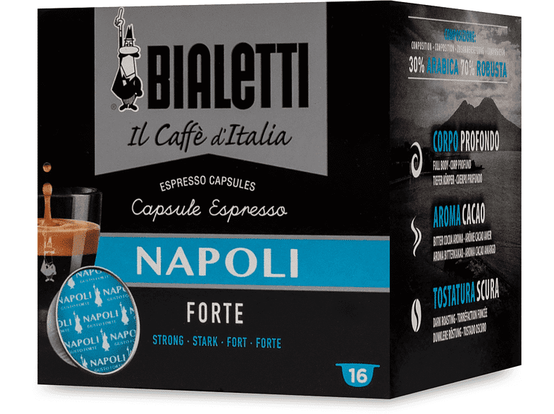 Bialetti Capsule Espresso Napoli BOX 16 CAPSULE NAPOLI