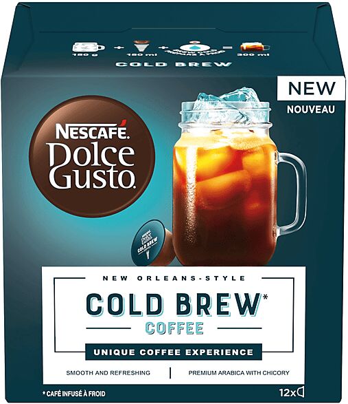 NESCAFE' DOLCE GUSTO Capsule Dolce Gusto Cold Brew NDG COLD BREW