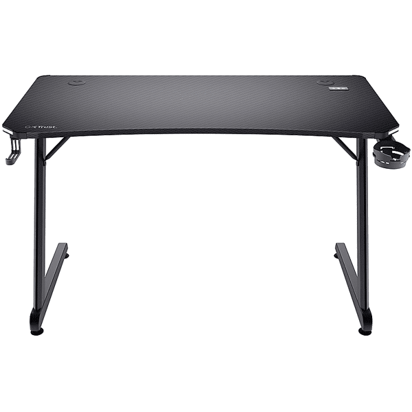 trust scrivania gaming  gxt709 luminus rgb desk