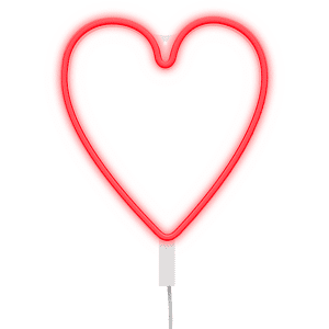 TENX LUCE A LED  GINGA NEON HEART