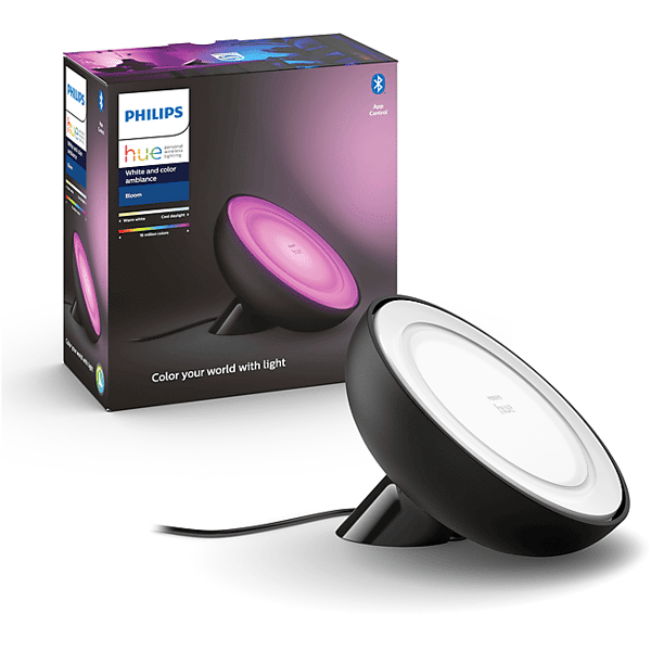 philips lampada led  hue bloom nera wireless