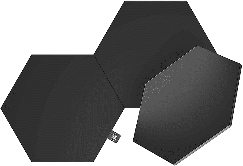 NANOLEAF PANNELLI LUMINOSI  Hexagons black (3 agg)