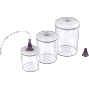 MAGIC VAC Set contenitori Family con coperchio + tappo bottiglia  SET 3 CONTENIT.+TAPPO BOT