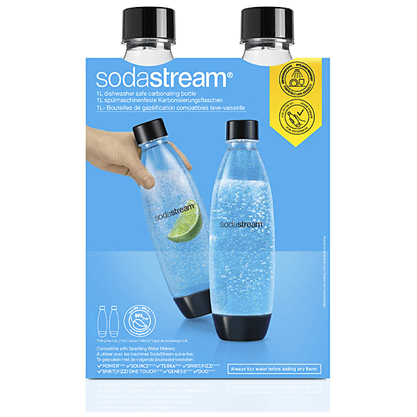 sodastream bottiglie  bipack fuse 1litro lavast