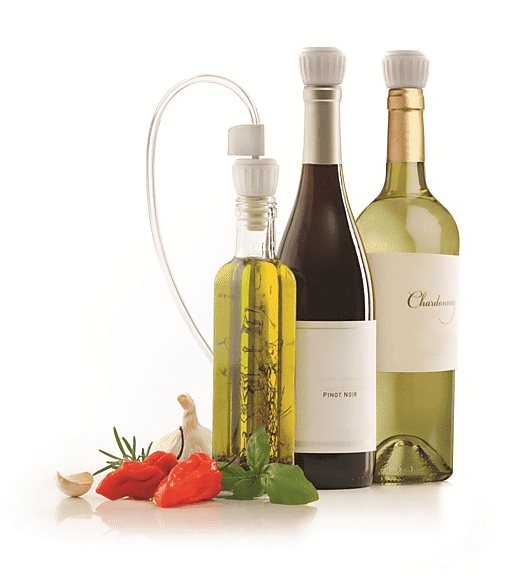 foodsaver tappi sottovuoto per bottiglie di vino, olio e altre bevande  set di 3 tappi