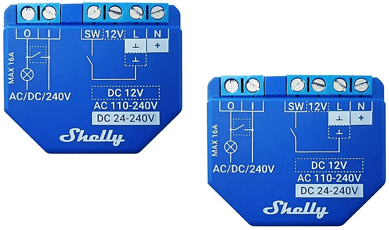 shelly interruttore  plus 1 - duo pack