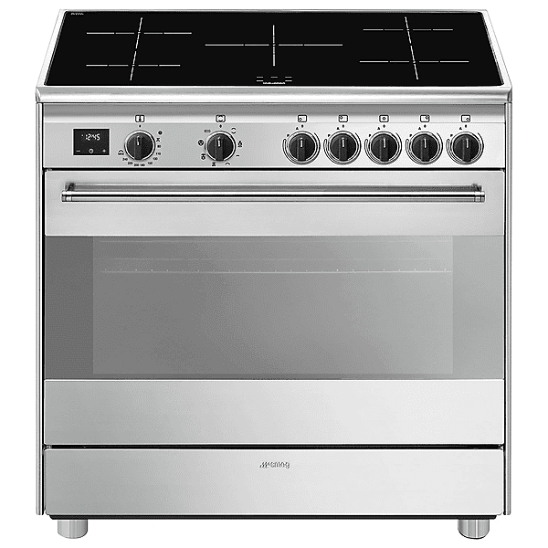 smeg cucina bg91ix2, piano cottura elettrico, zone 10, classe a