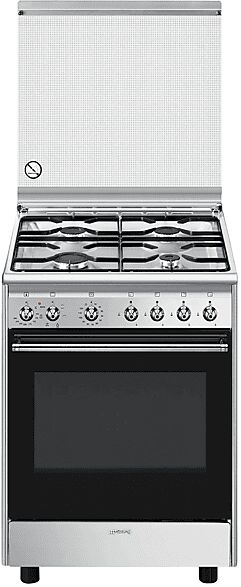 smeg cucina cx61gm, piano cottura a gas, zone 4, classe a