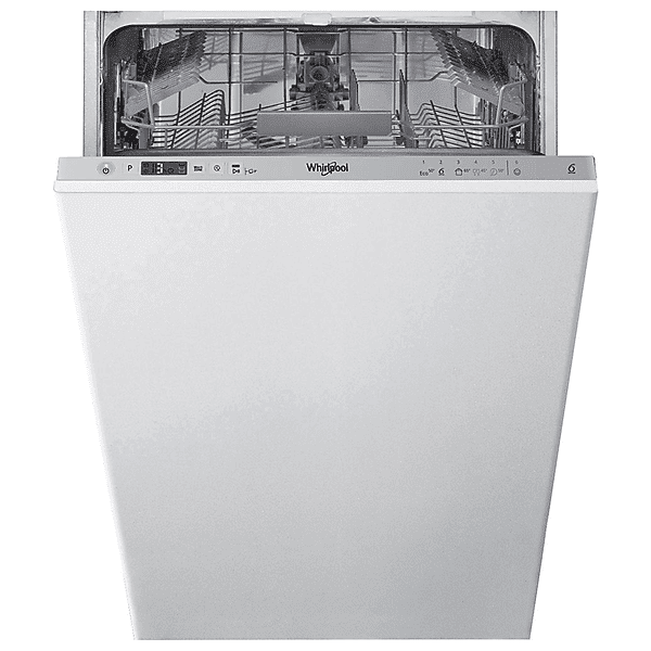 whirlpool wsic 3m27 lavastoviglie incasso, 44,8 cm, classe e