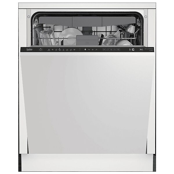 beko bdin38521q lavastoviglie incasso, 59,8 cm, classe e