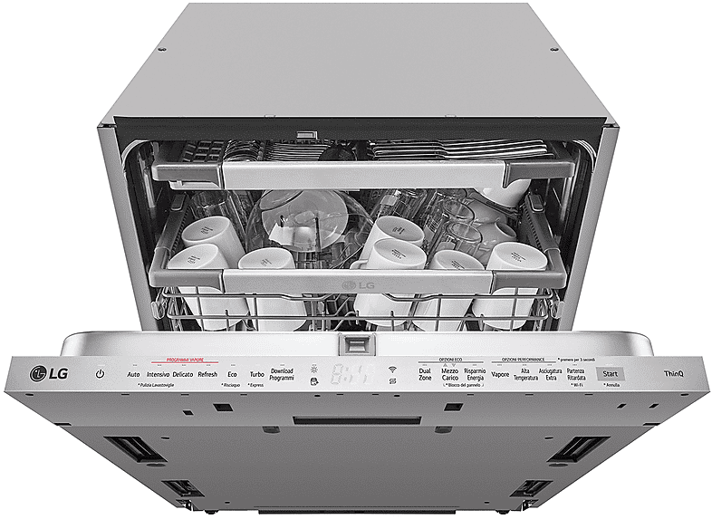 LG QUADWASH DB475TXS LAVASTOVIGLIE INCASSO, 59,8 cm, Classe A