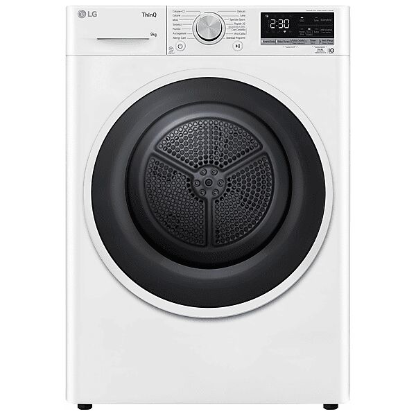 lg rh90v5av6n asciugatrice, 9 kg, 66 cm, classe a++