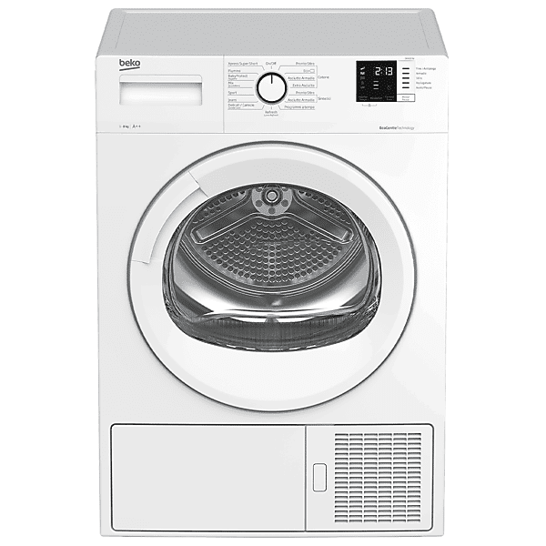 beko drx823n asciugatrice, 8 kg, 56,8 cm, classe a++