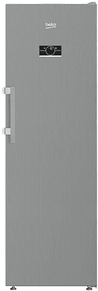 beko congelatore verticale b7rfne315xp, classe d