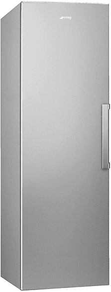 smeg congelatore verticale ff18en2hx, 280 l, classe e