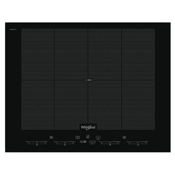 whirlpool piano cottura a induzione  smo 658c ne, 4 zone cottura, 65 cm x 51