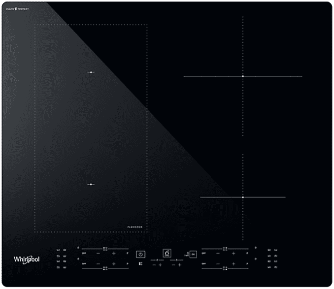 Whirlpool PIANO COTTURA A INDUZIONE  WLB4060CPNE, 4 zone cottura, 59 cm x 51