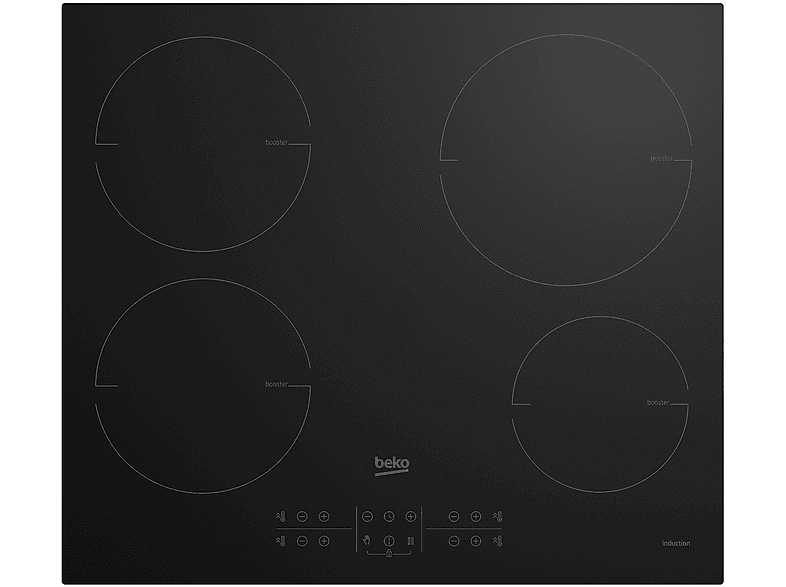 Beko PIANO COTTURA A INDUZIONE  HII64210MT, 4 zone cottura, 58 cm x 51