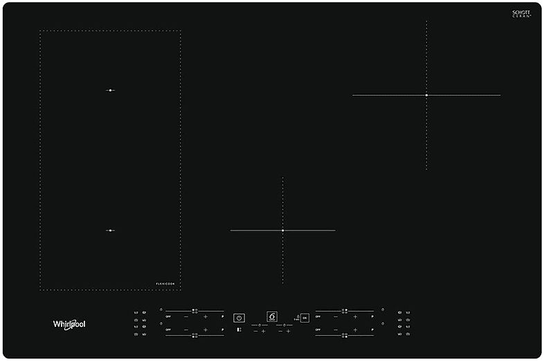 Whirlpool PIANO COTTURA A INDUZIONE  WL B2977 NE, 4 zone cottura, 77 cm x 51