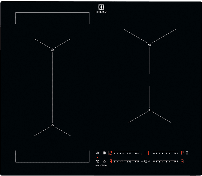 Electrolux PIANO COTTURA A INDUZIONE  EIS62449C, 4 zone cottura, 59 cm x 52
