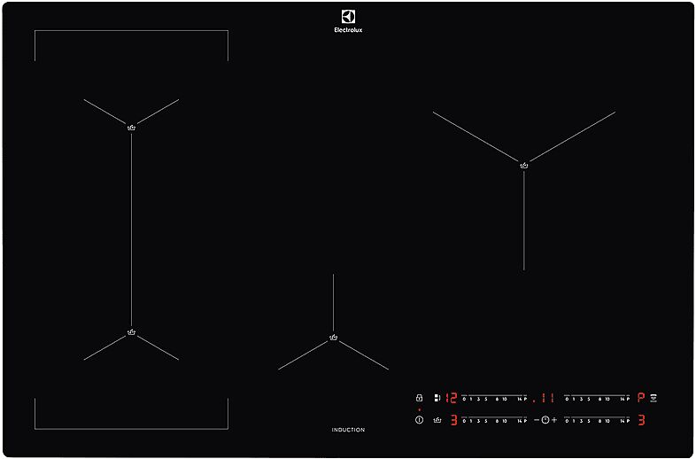 Electrolux PIANO COTTURA A INDUZIONE  EIS82449C, 4 zone cottura, 78 cm x 52