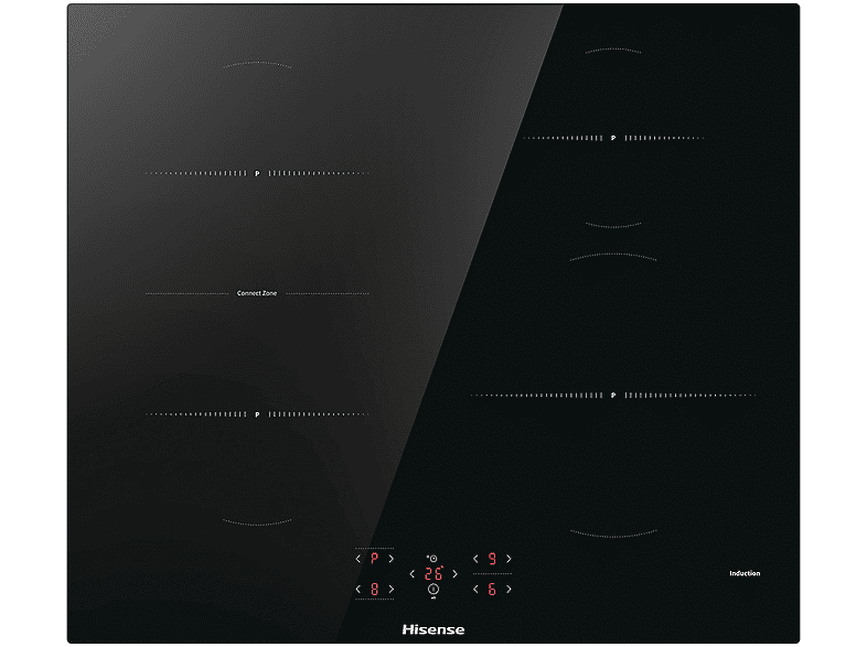 Hisense PIANO COTTURA A INDUZIONE  HI6421BSC, 4 zone cottura, 59,5 cm x 52