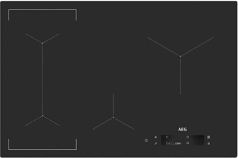 AEG PIANO COTTURA A INDUZIONE  IAE84881IB, 4 zone cottura, 77 cm x 51