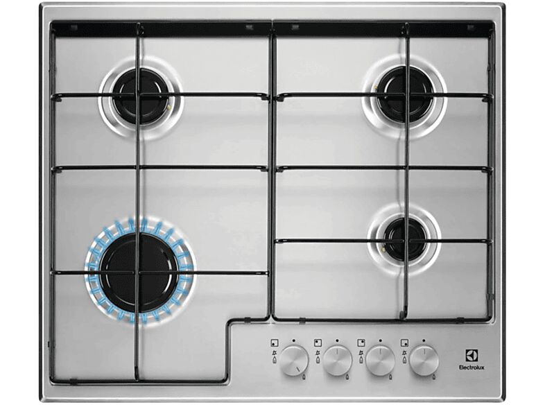 Electrolux PIANO COTTURA  EGS6424X, 4 zone cottura, 59,5 cm x 51