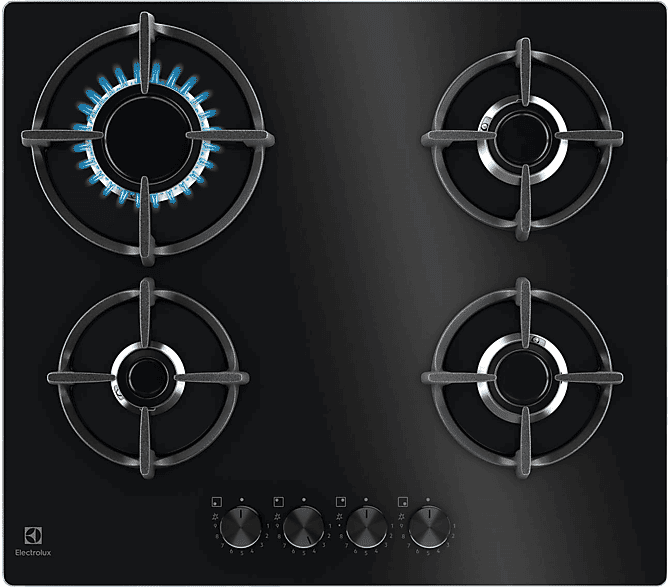 Electrolux PIANO COTTURA  EGG64272K, 4 zone cottura, 59 cm x 52