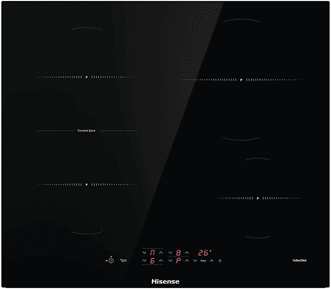Hisense PIANO COTTURA A INDUZIONE  I6433CB7, 4 zone cottura, 59,5 cm x 52