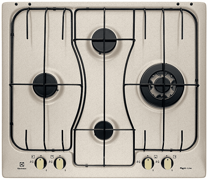 Electrolux PIANO COTTURA  RGG6243LON, 4 zone cottura, 59,4 cm x 51