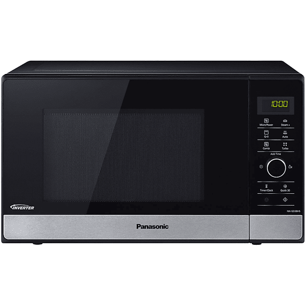 panasonic nn-gd38hssug microonde+grill, 1000 w, 23 l