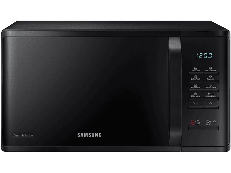 samsung ms23k3513ak/et microonde, 800 w, 23 l