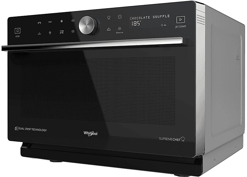 whirlpool mwp 3391 sb microonde combi, 1000 w, 33 l