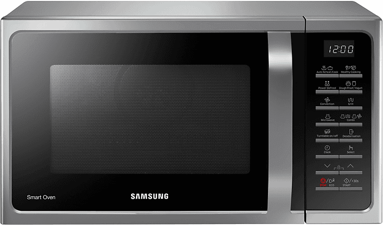 samsung mc28h5015as/et microonde, 900 w, 28 l