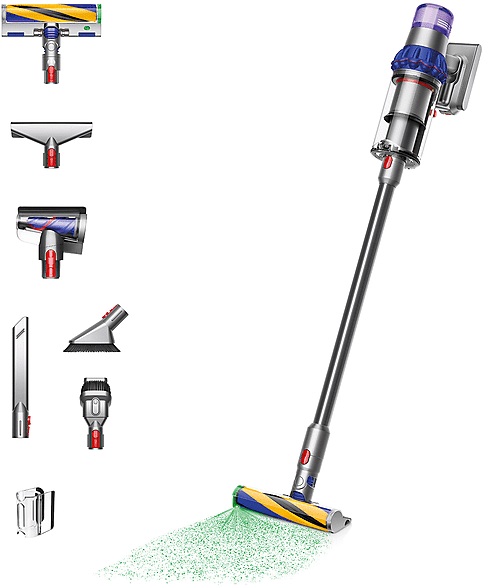 Dyson V15 DETECT FLUFFY scopa elettrica senza filo, Senza sacco, 375 W