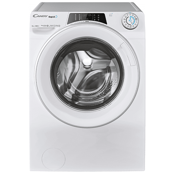 candy ro14126dwmst-s lavatrice, caricamento frontale, 12 kg, 67 cm, classe a