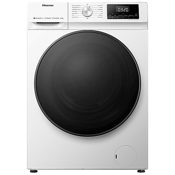 hisense wfqa9014evjm lavatrice, caricamento frontale, 9 kg, 61 cm, classe a