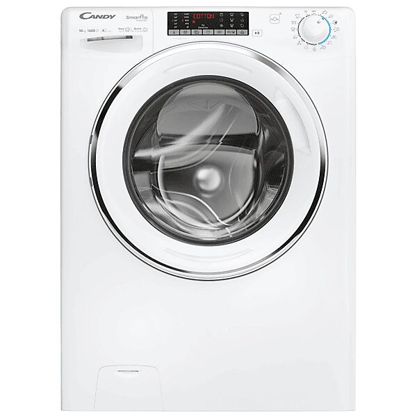 candy cso 6106twmc/1-s lavatrice, caricamento frontale, 10 kg, 58 cm, classe a