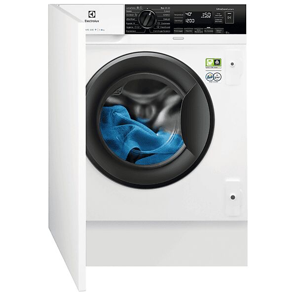 electrolux ew8f384bi lavatrice incasso, caricamento frontale, 8 kg, 54 cm, classe a