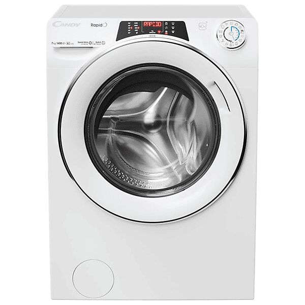 candy ro4 476dwmc7/1-s lavatrice, caricamento frontale, 7 kg, 45 cm, classe a