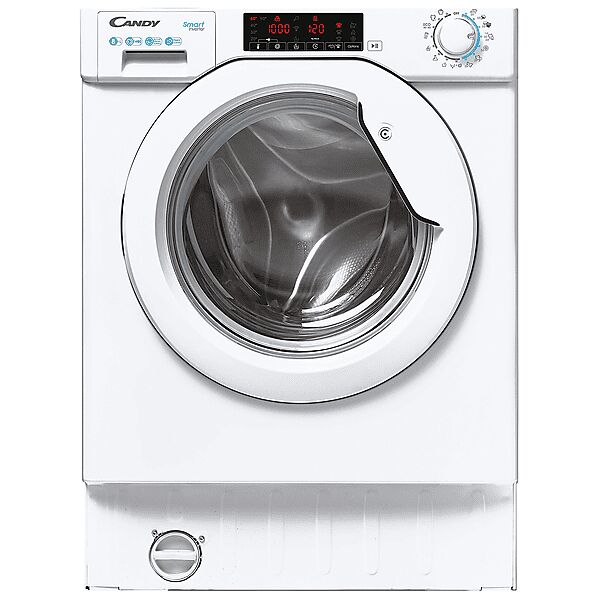 candy cbw 48twme-s lavatrice incasso, caricamento frontale, 8 kg, 54,1 cm, classe a